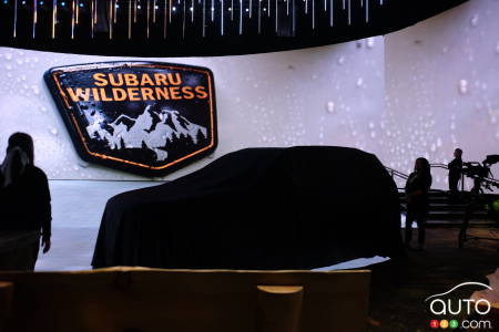Wilderness badge on the 2026 Subaru Forester Wilderness