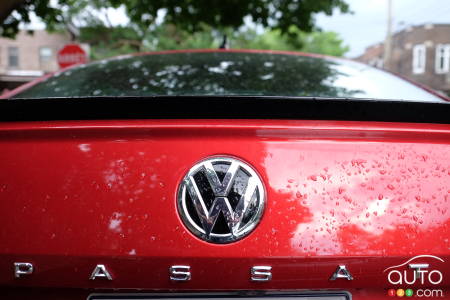 The trunk of the 2020 Volkswagen Passat