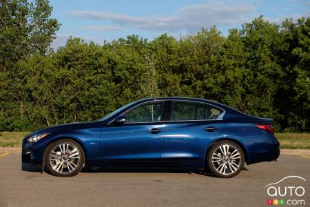 Infiniti Q50 2020, profil