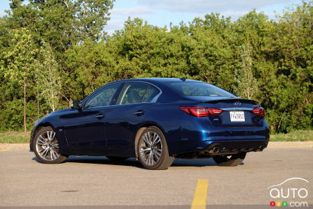 Infiniti Q50 2020, trois quarts arrière