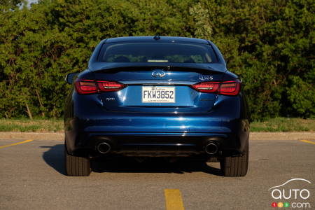 2020 Infiniti Q50, rear