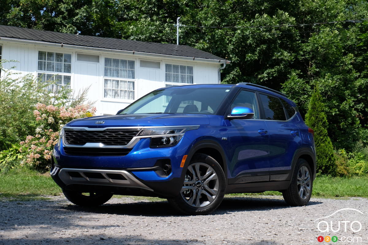 Kia Seltos, trois quarts avant