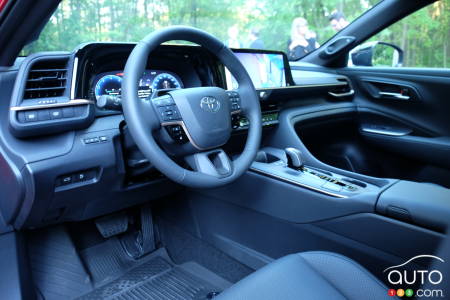 Interior of 2023 Toyota Crown