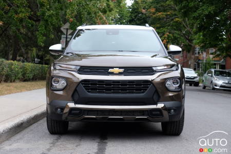 2021 Chevrolet Trailblazer, front