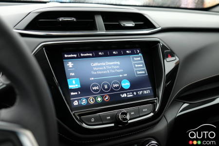 2021 Chevrolet Trailblazer, multimedia screen