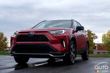 2021 Toyota RAV4 Prime, three-quarters front