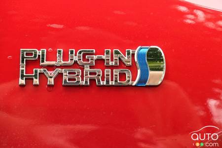 Badging on the Toyota RAV4 Prime
