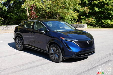 2023 Nissan Ariya, from above