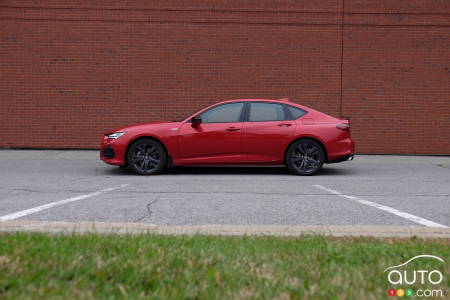 2021 Acura TLX, profile
