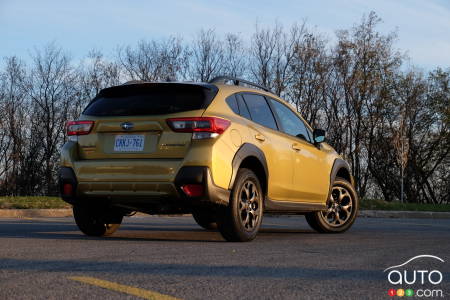 Subaru Crosstrek, three-quarters rear