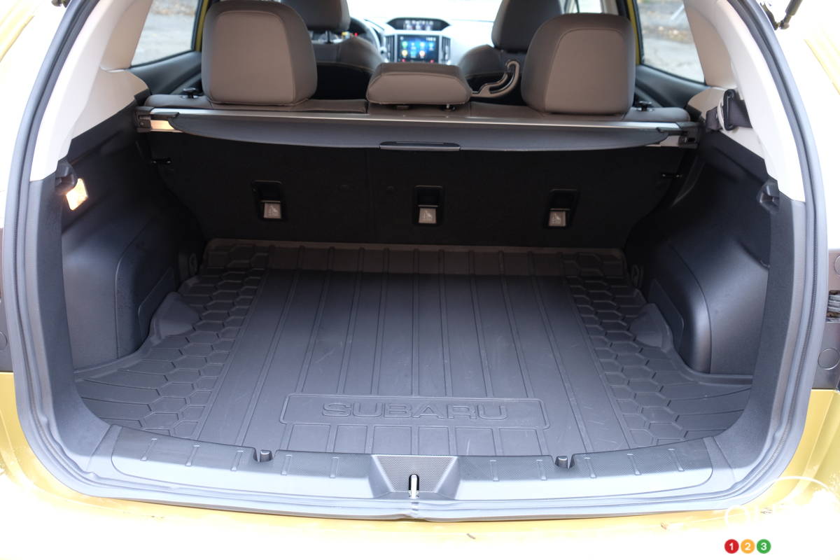 Subaru Crosstrek, coffre