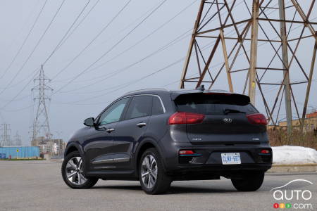 Kia Niro EV, three-quarters rear