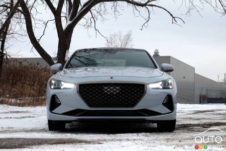 2021 Genesis G70, front