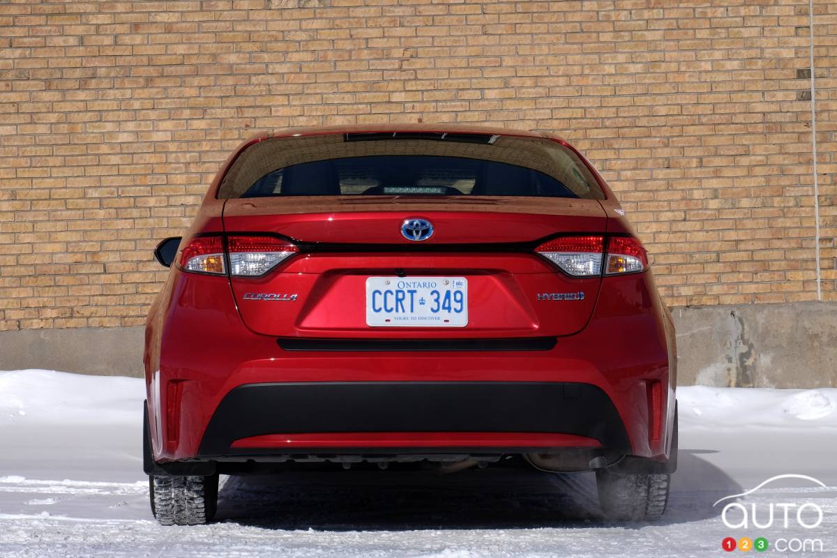 Toyota Corolla hybride 2021, arrière