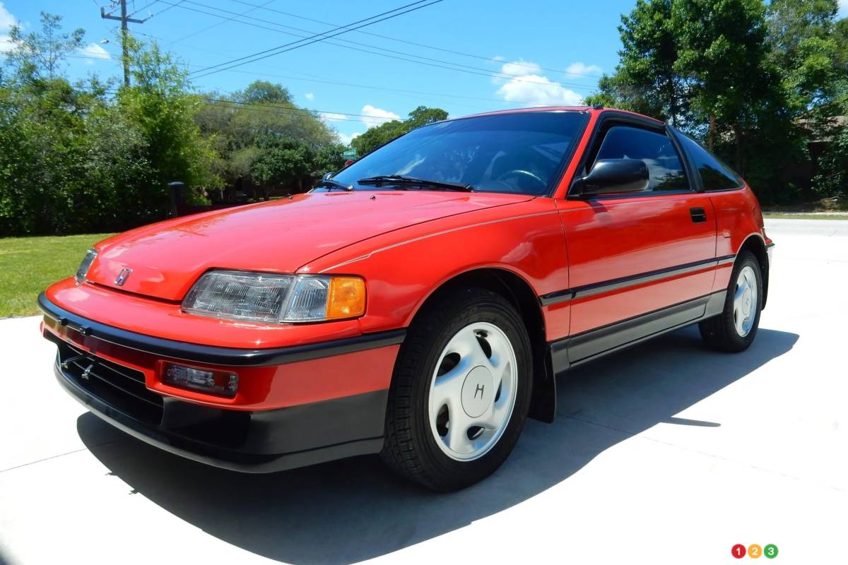 Honda CRX Si 1990, trois quarts avant