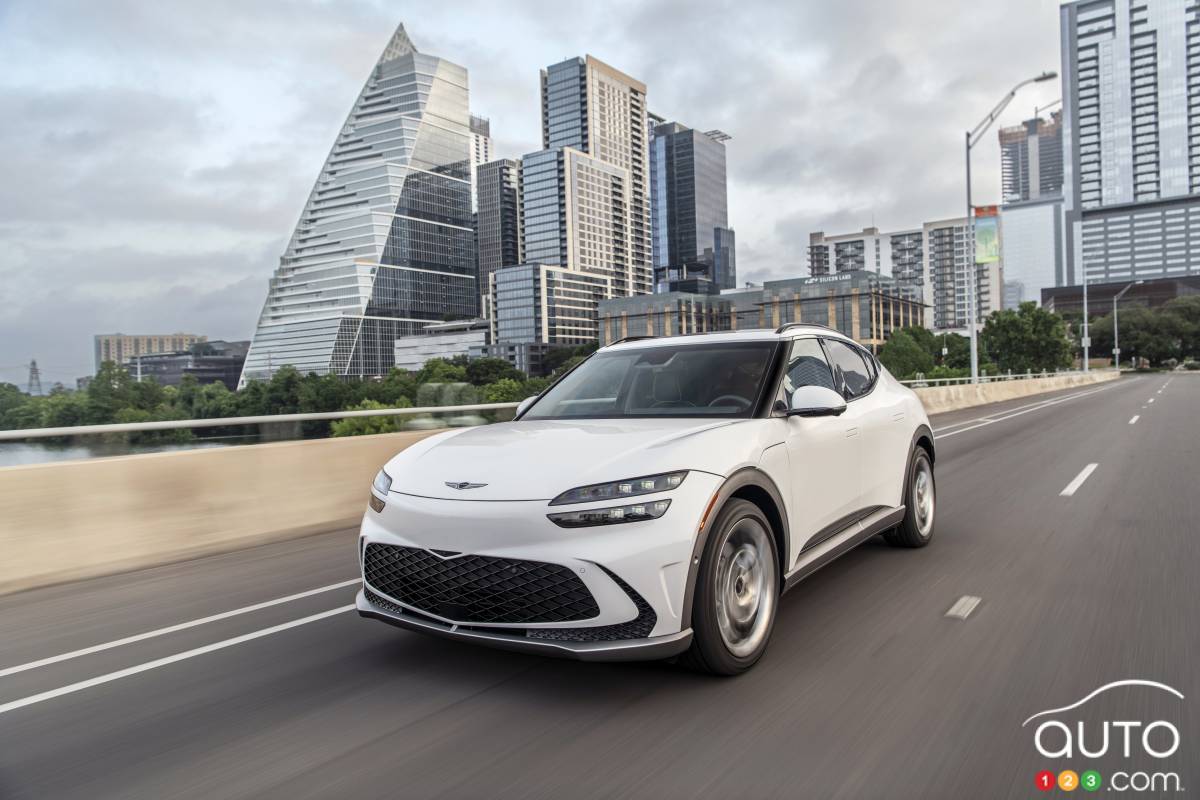 Genesis GV60 2023, sur la route