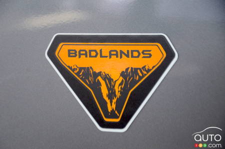 Ford Bronco Sport 2021, écusson Badlands