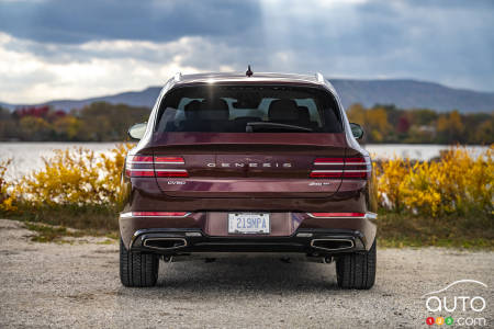 2021 Genesis GV80, rear