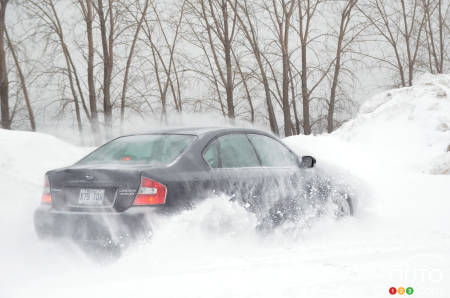 Dans la neige