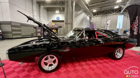 1970 Dodge Charger, with supercharged Hemi V8 engine