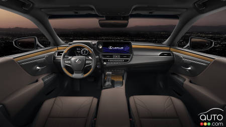 Lexus ES 2022-2023, intérieur