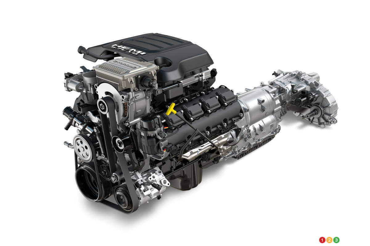 Le moteur V8 de 5,7 litres