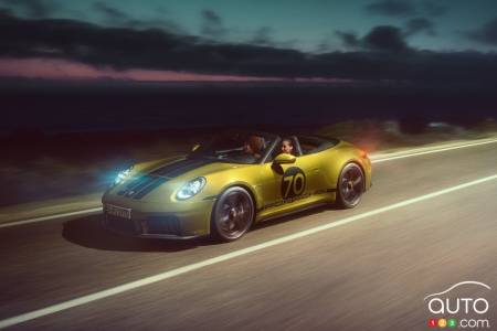 Porsche 911 Spirit 70, on the road