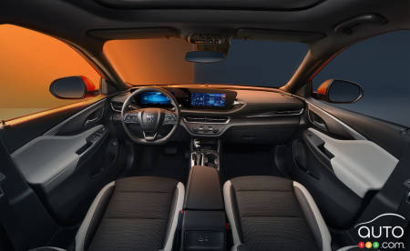 Interior of the new Buick Envista