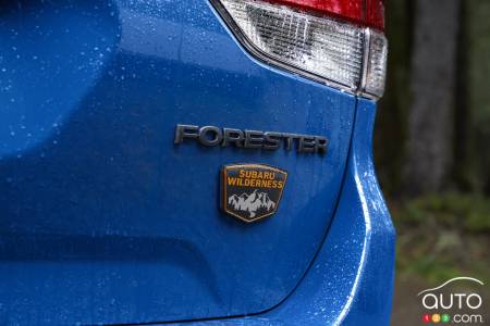 Subaru Forester Wilderness 2022, écusson