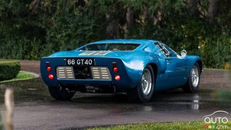 The 1966 Ford GT40 Mk I, rear
