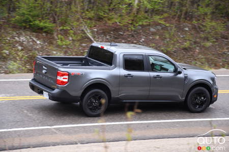 2025 Ford Maverick, on the road