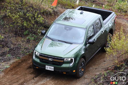 2025 Ford Maverick, from above