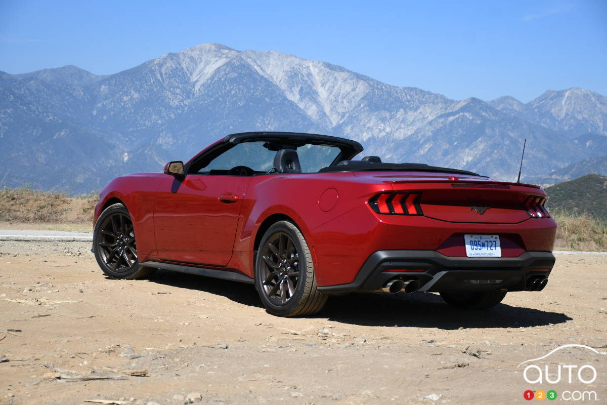 Ford Mustang 2024, arrière