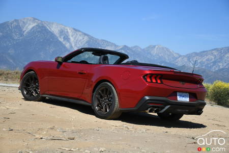 2024 Ford Mustang, three-quarters rear