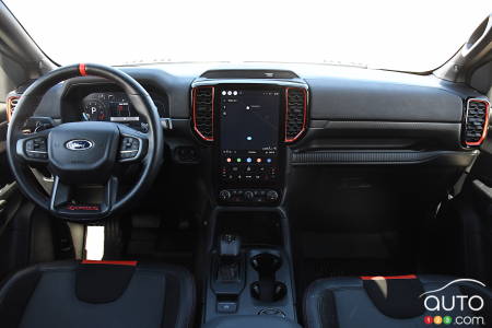 2024 Ford Ranger Raptor, interior