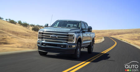 Le Ford Super Duty Limited 2023, sur la route