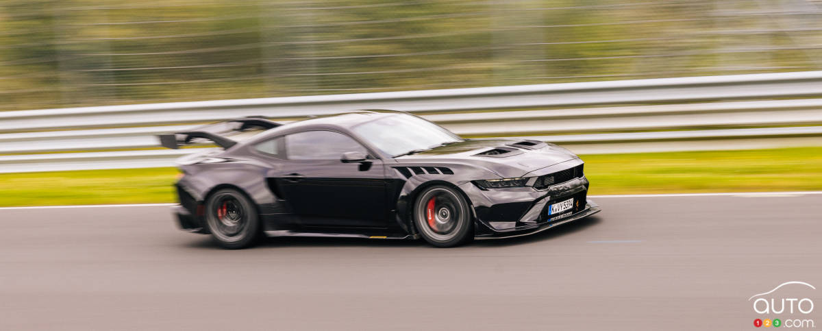 La Ford Mustang GTD sur le circuit de Nürburgring