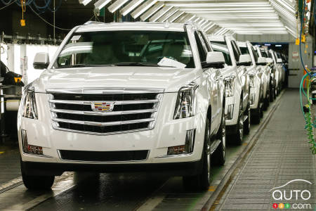 Dans l'usine General Motors à Arlngton, en Virginie