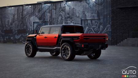 Le concept GMC Hummer X (camionnette)