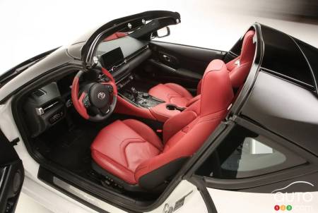 Toyota Supra Sport Top 2021, intérieur