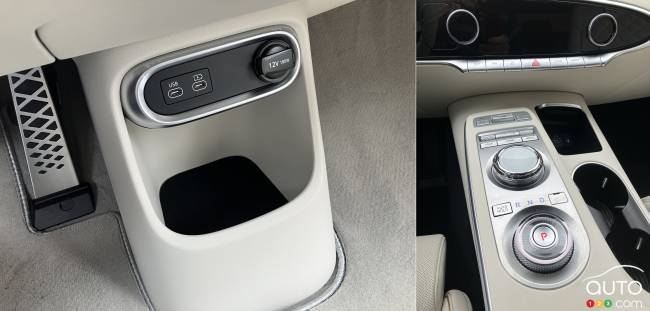 The 2024 Genesis GV60, central console