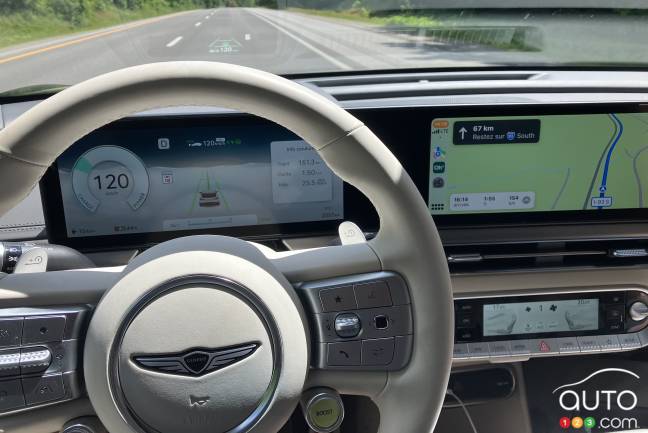 The 2024 Genesis GV60, instrument cluster