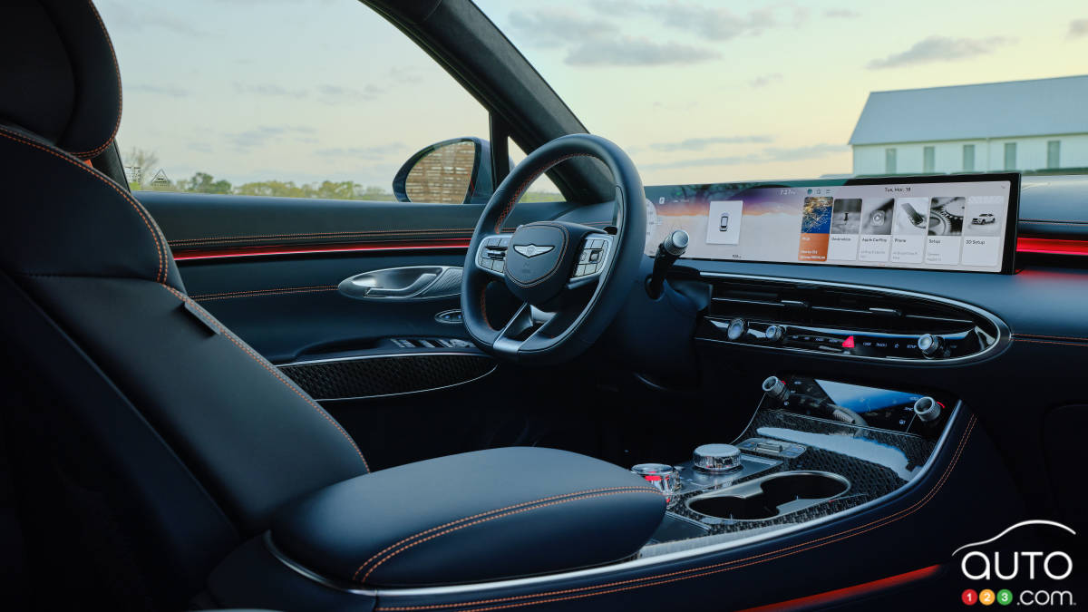 Le Genesis GV70 2026, intérieur