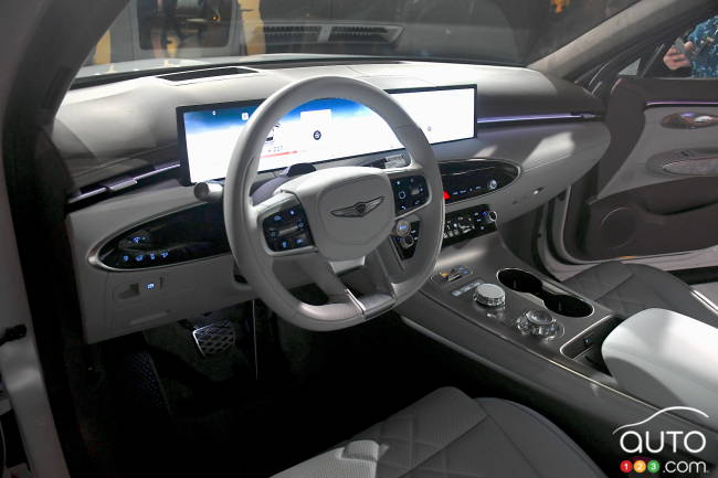 2026 Genesis GV70, steering wheel, dashboard