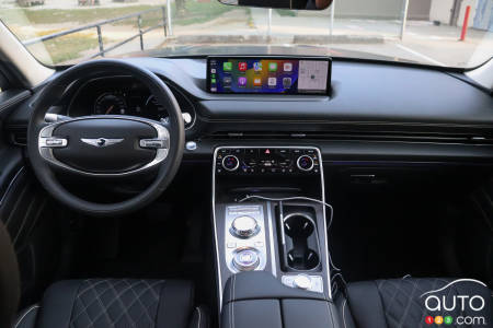 Interior of the 2023 Genesis GV80