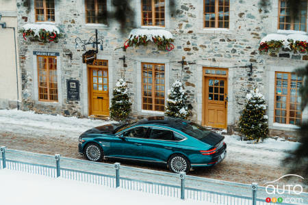 2023 Genesis Electrified G80 - From above