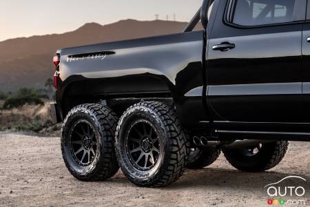 Hennessey's Goliath 6X6, rear wheels