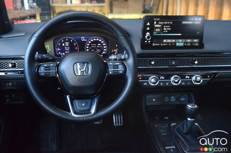 Honda Civic 2022, tableau de bord