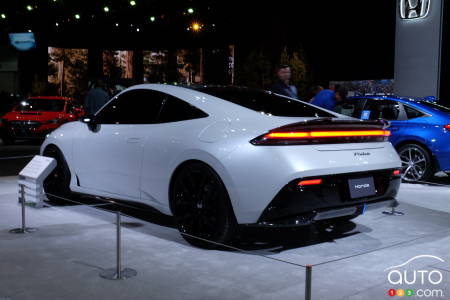 The Honda Prelude concept, three-quarters rear