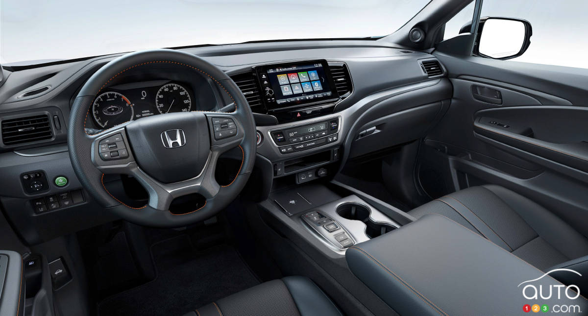 Le Honda Ridgeline 2024 Accueille Sa Propre Version TrailSport 106 9   Honda Ridgeline Trailsport 2024 Interieur 